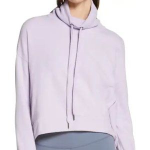 Sweaty Betty Harmonise Luxe Sweatshirt, Medium, ALLIUM PURPLE *GU